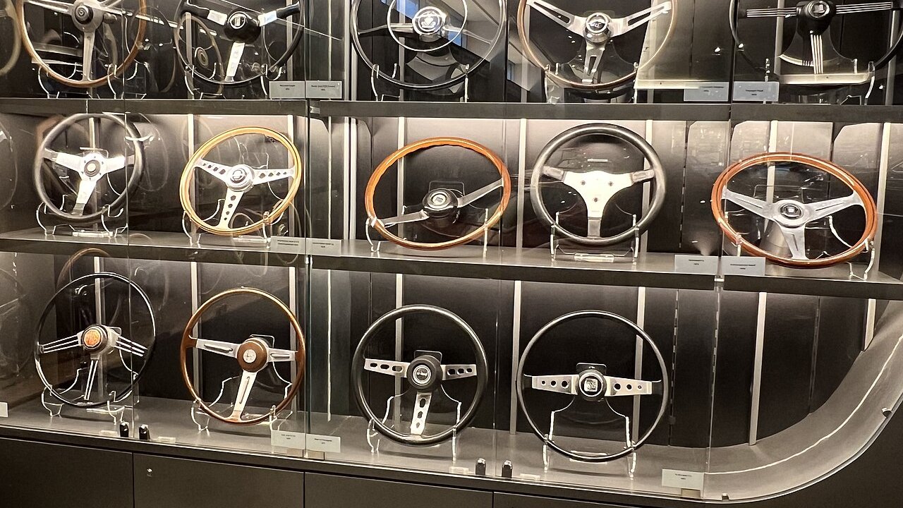 Steering wheel exhibits, Hellenic Motor Museum