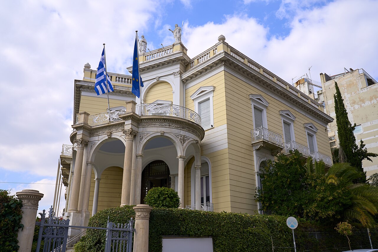 Stathatos Mansion facade, Vasilissis Sofias Avenue